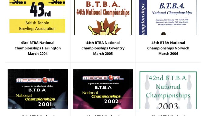 The BTBA Nationals Library
